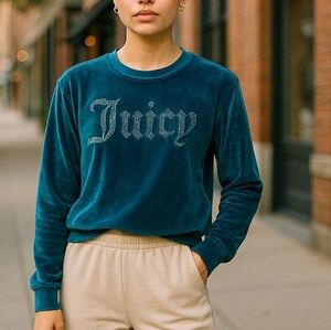 Juicy Couture Bling Velvet Sleep wear top